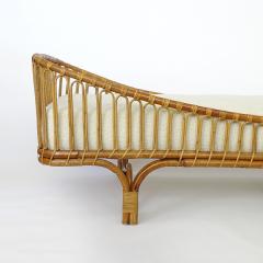 mario cristiani Architect Mario Cristiani rare bamboo daybed for Bonacina Italy 1964 - 3052387