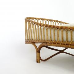 mario cristiani Architect Mario Cristiani rare bamboo daybed for Bonacina Italy 1964 - 3052396