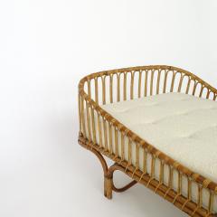 mario cristiani Architect Mario Cristiani rare bamboo daybed for Bonacina Italy 1964 - 3052397