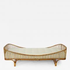 mario cristiani Architect Mario Cristiani rare bamboo daybed for Bonacina Italy 1964 - 3053860