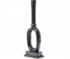 pair of refined rare oval shaped table lamp - 862652