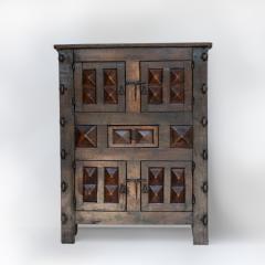 panish Baroque Period Carved Walnut Cabinet Circa 1700  - 3241831
