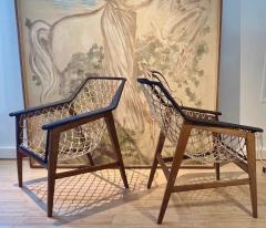 rarest cool easy fifties lounge rope net chairs - 2688185