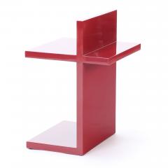 t Red Lacquered Side Table designed by Maximilian Eicke for Max ID NY - 2455413