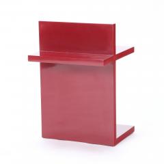 t Red Lacquered Side Table designed by Maximilian Eicke for Max ID NY - 2455414