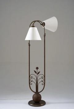 tor Wolfenstein Mid Century Floor Lamp by Tor Wolfenstein for Ditzingers 1930s Sweden - 2915871