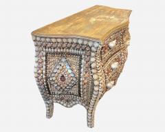 urved chest of drawers made from seashells France circa 1990 - 4470411
