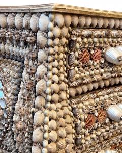 urved chest of drawers made from seashells France circa 1990 - 4470415