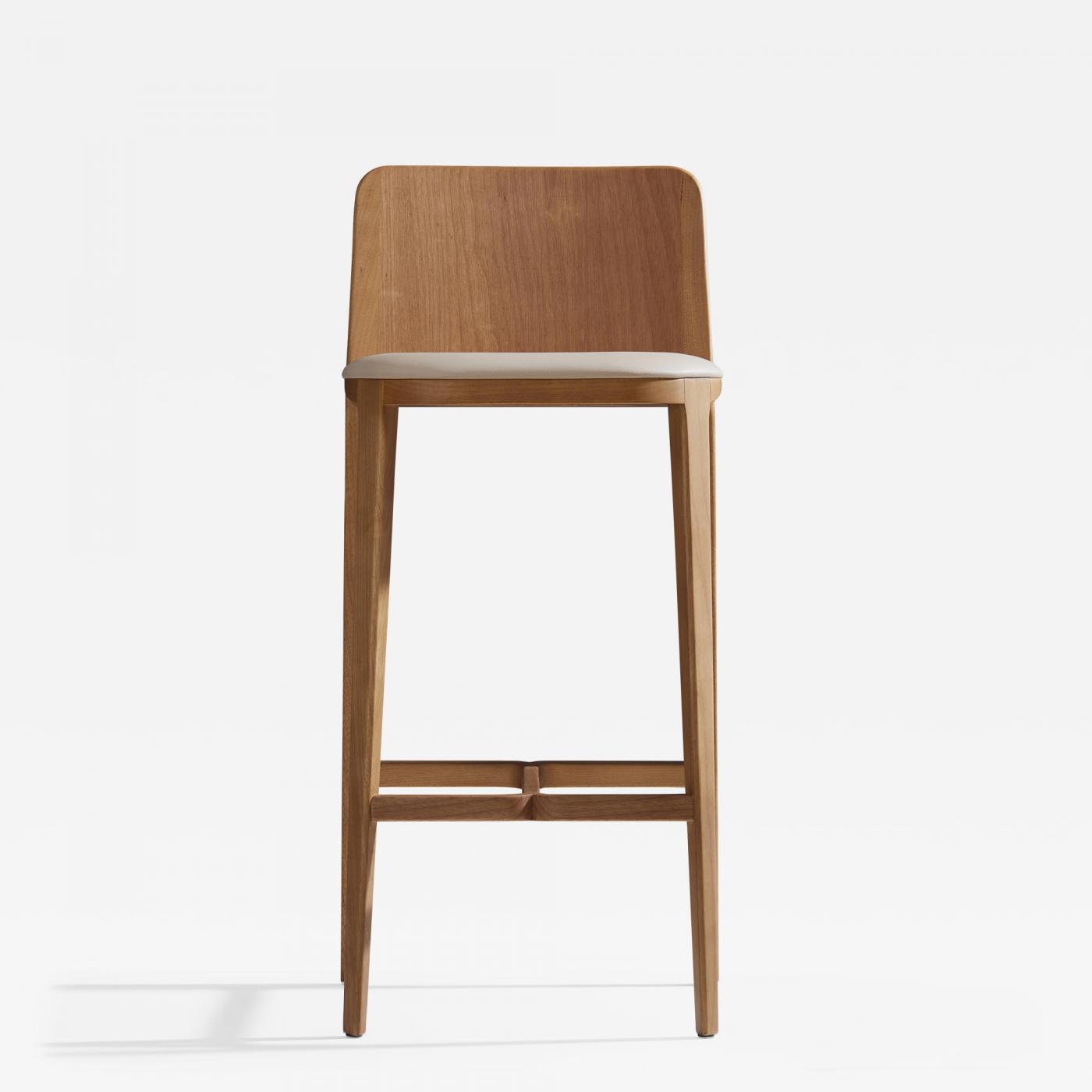 solid wood counter stool