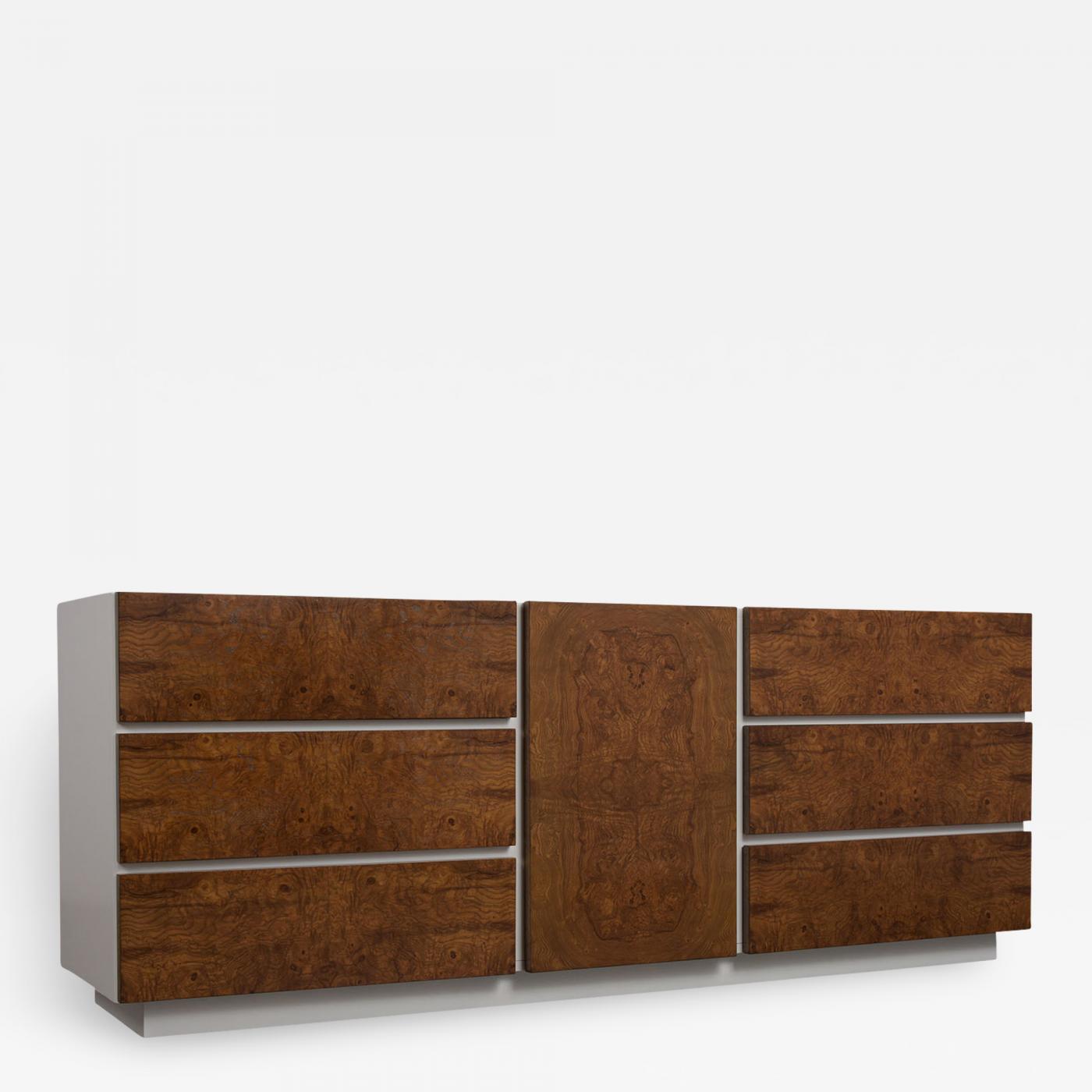 Altavista Lane Modern Burled Chest Credenza