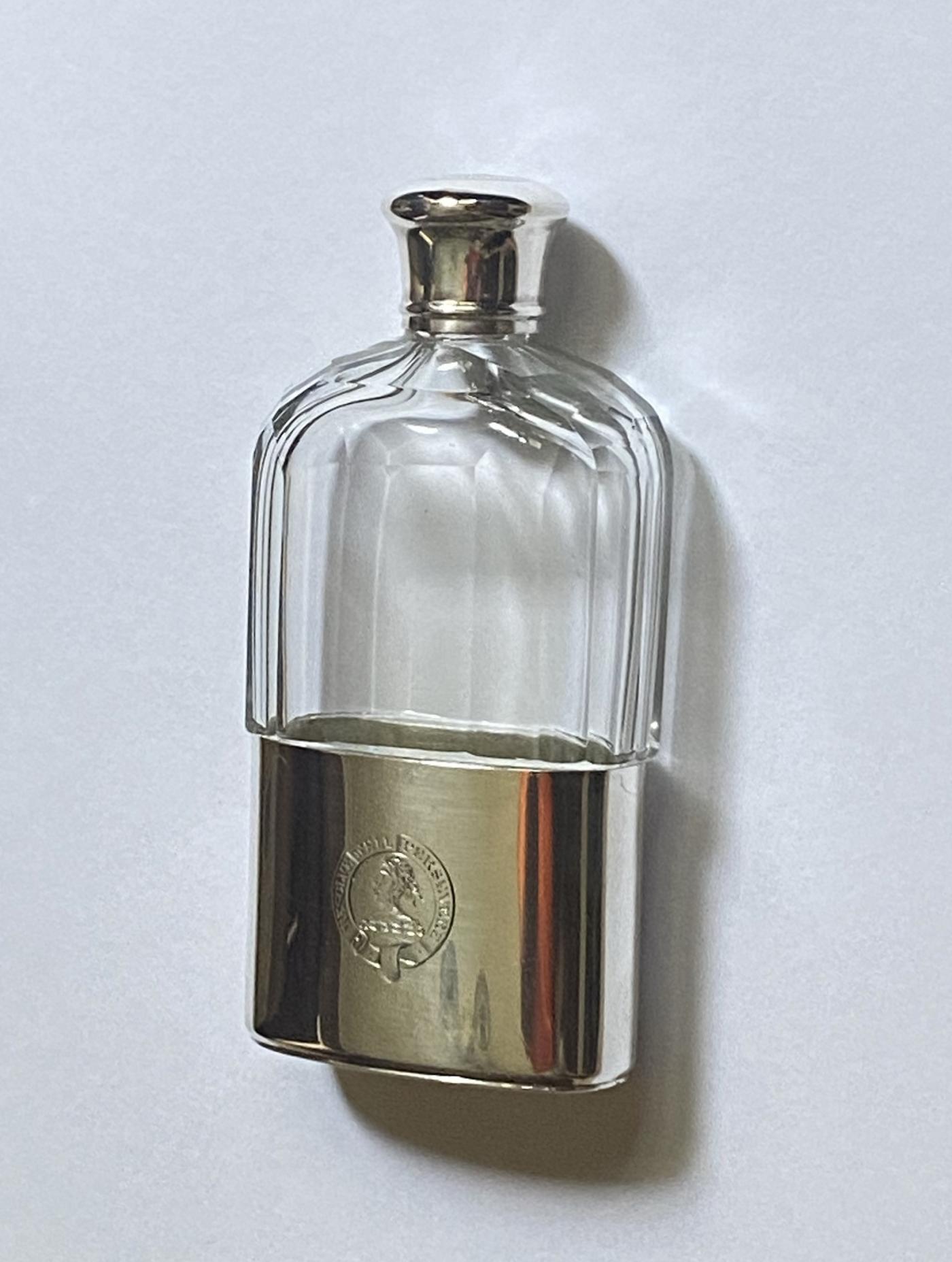 Asprey - Asprey English hallmarked Silver hip flask, London 1867
