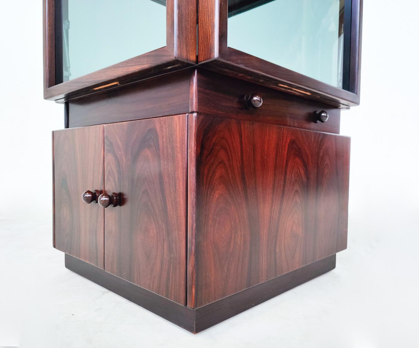 Bernini - Mid Century Bar Cabinet on Wheels by Gianfranco Frattini for ...