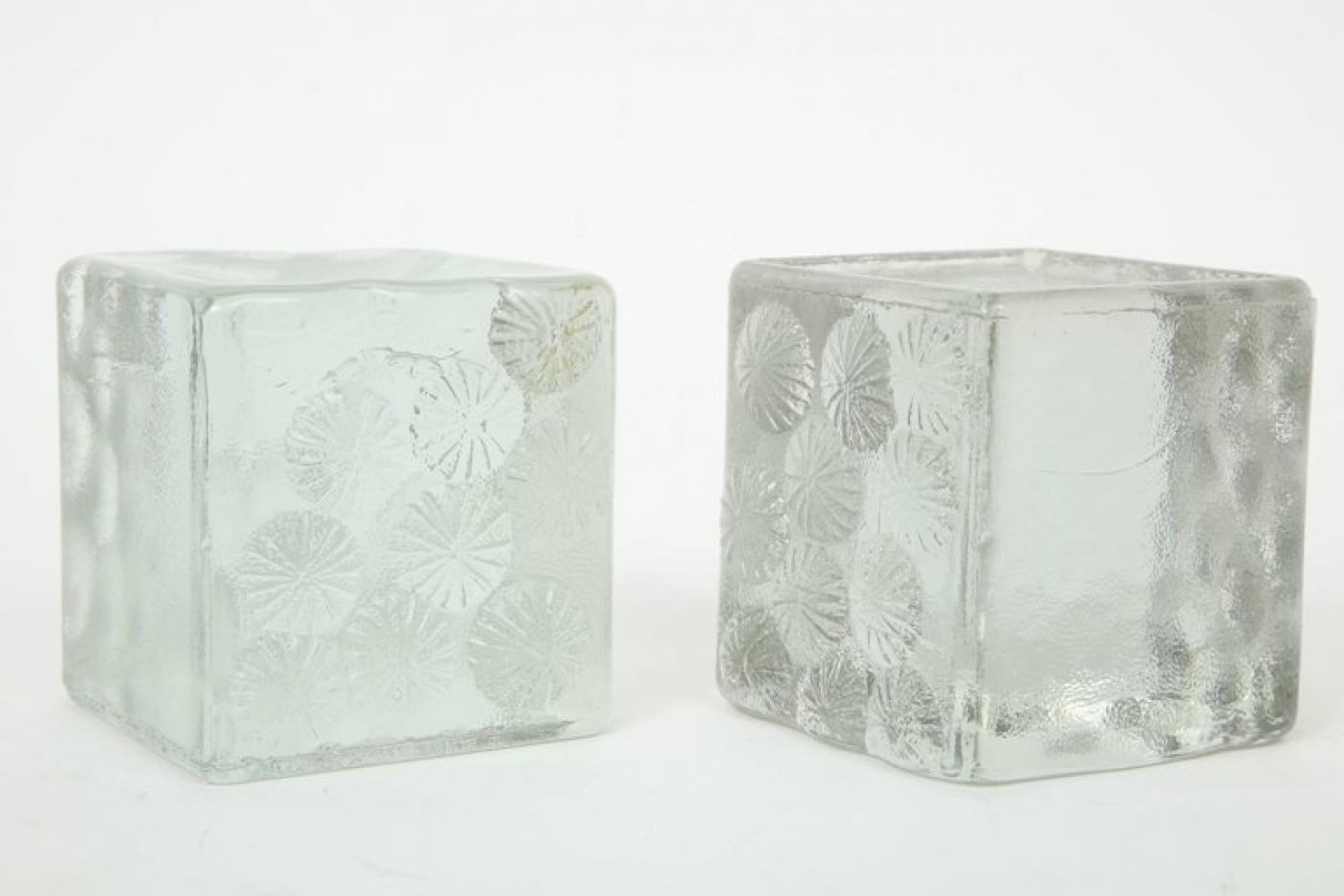 Blenko Glass Co Blenko Solid Glass Block Bookends