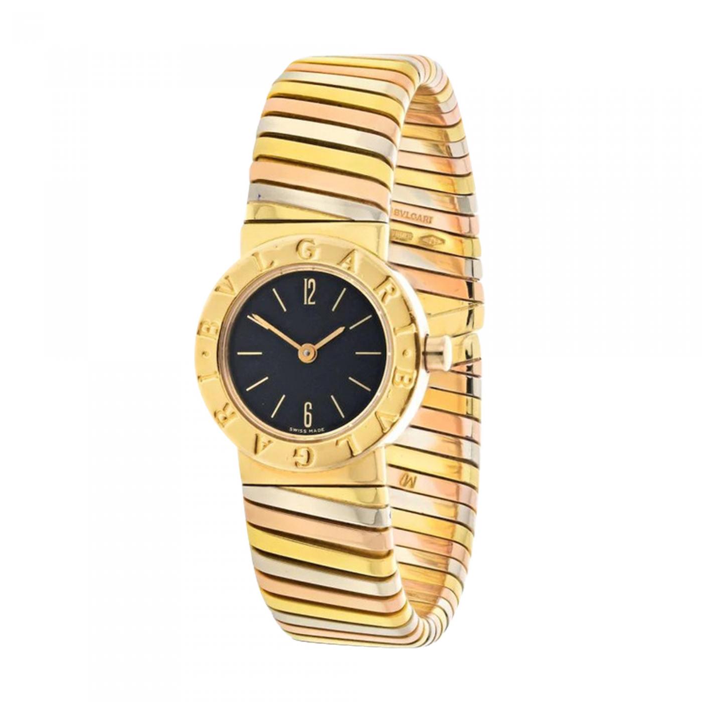 Pre-Owned Bulgari 18K Bi-Color Gold Serpenti Tubogas Watch BB19 1T