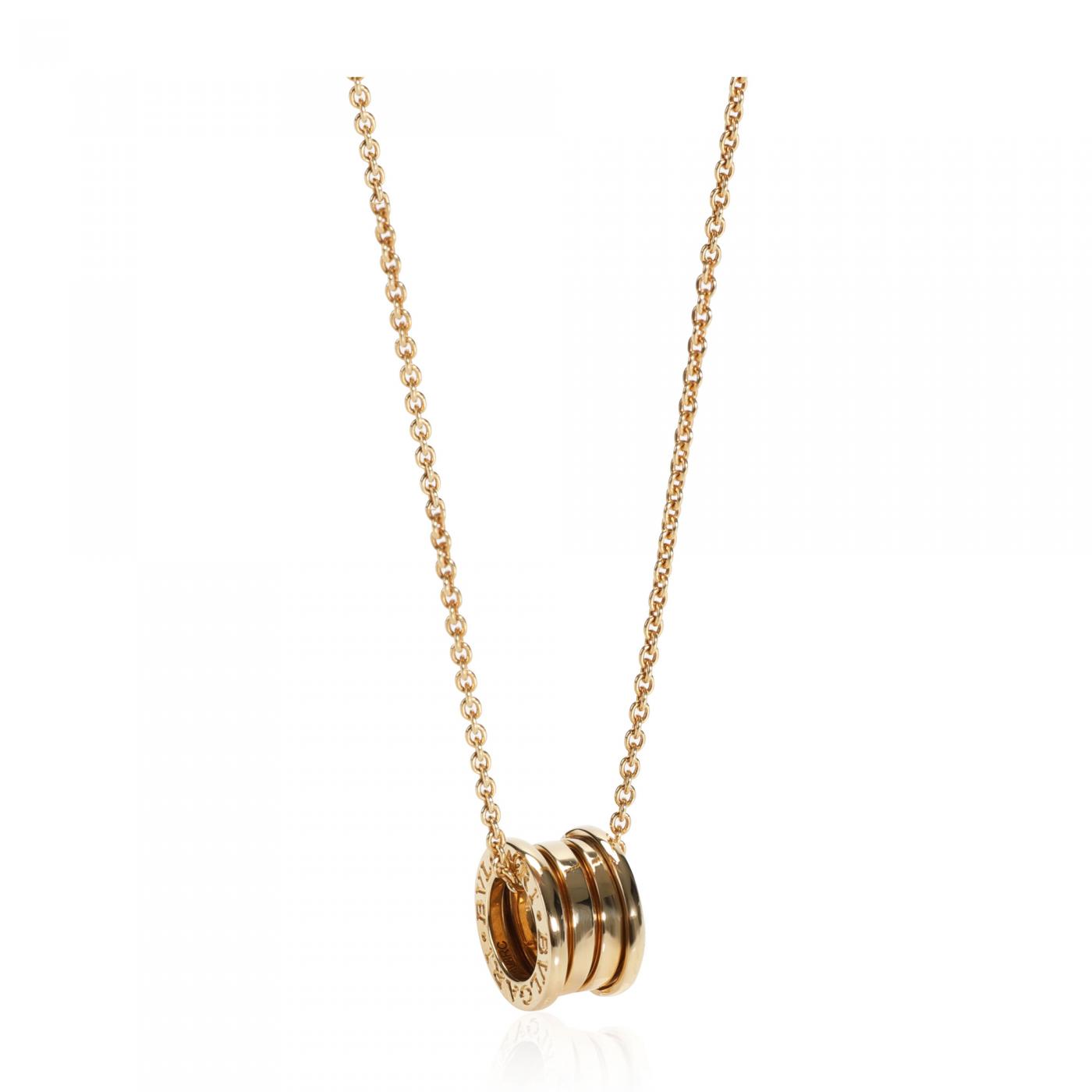 Bvlgari Bulgari Bulgari B Zero1 Necklace In 18k Yellow Gold