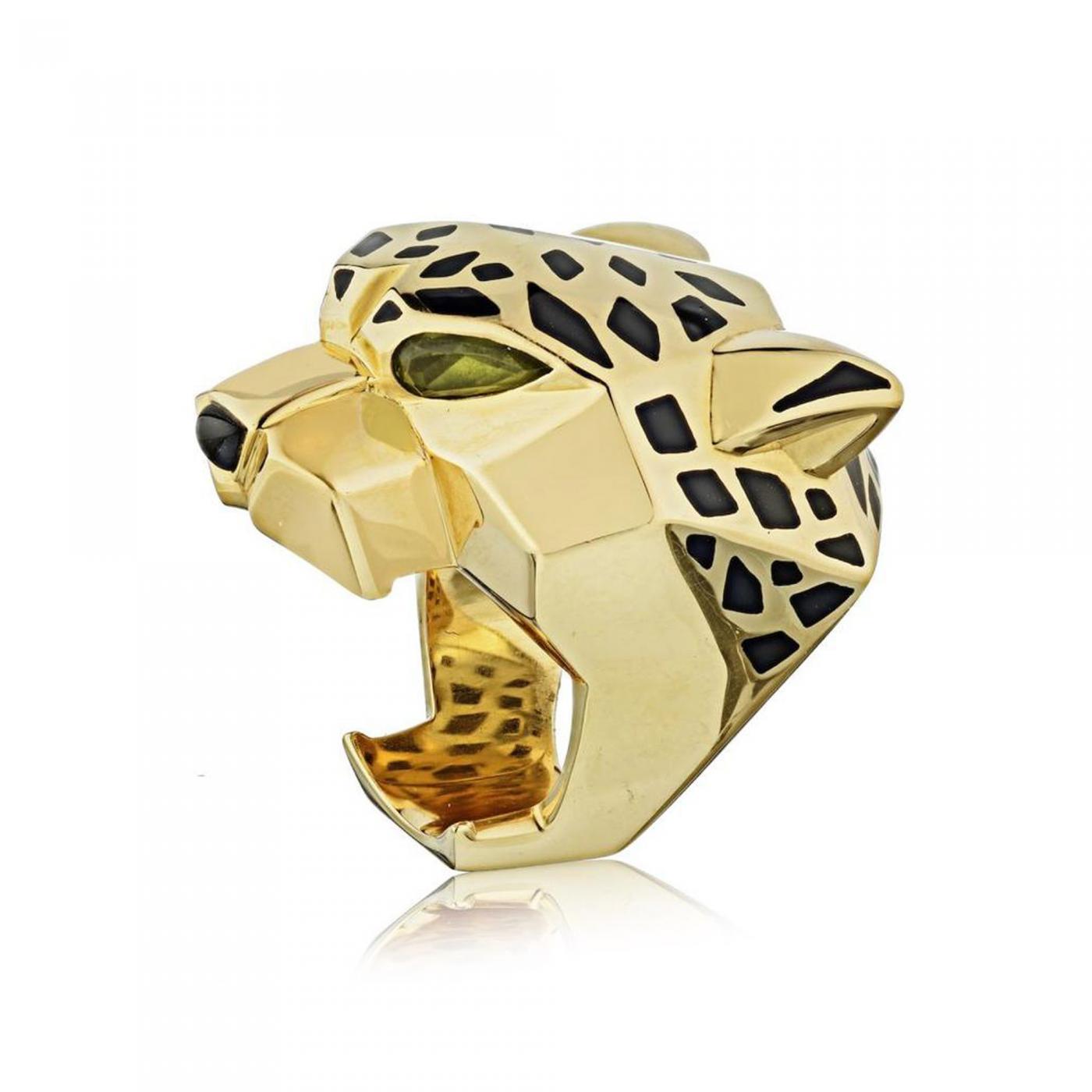 cartier panther head ring price