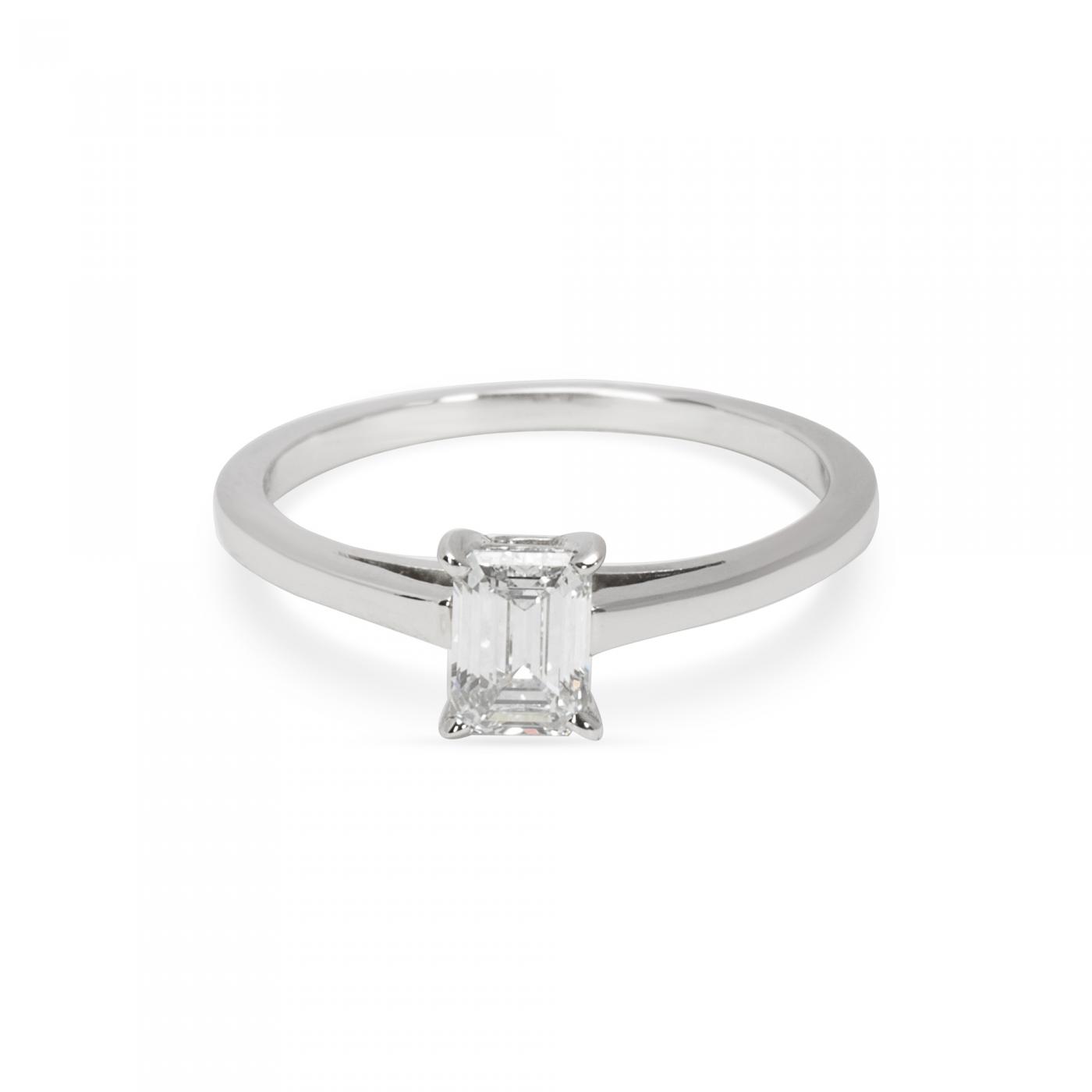 cartier platinum engagement ring