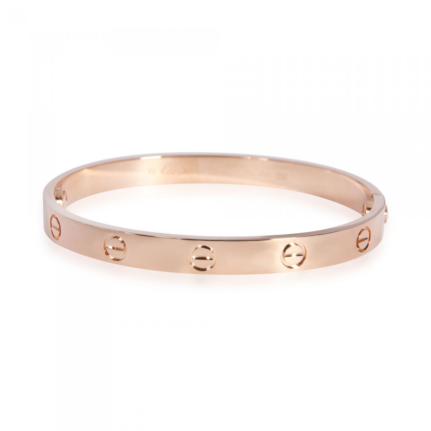 cartier love bracelet 18k rose gold