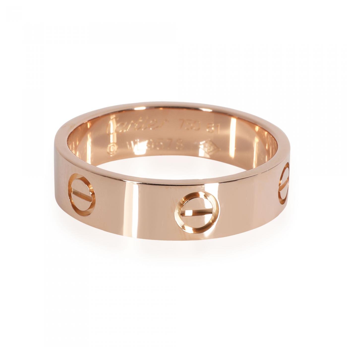 love ring cartier rose gold