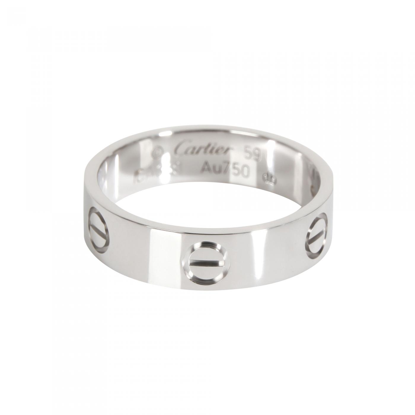 Cartier Love Ring in 18k White Gold