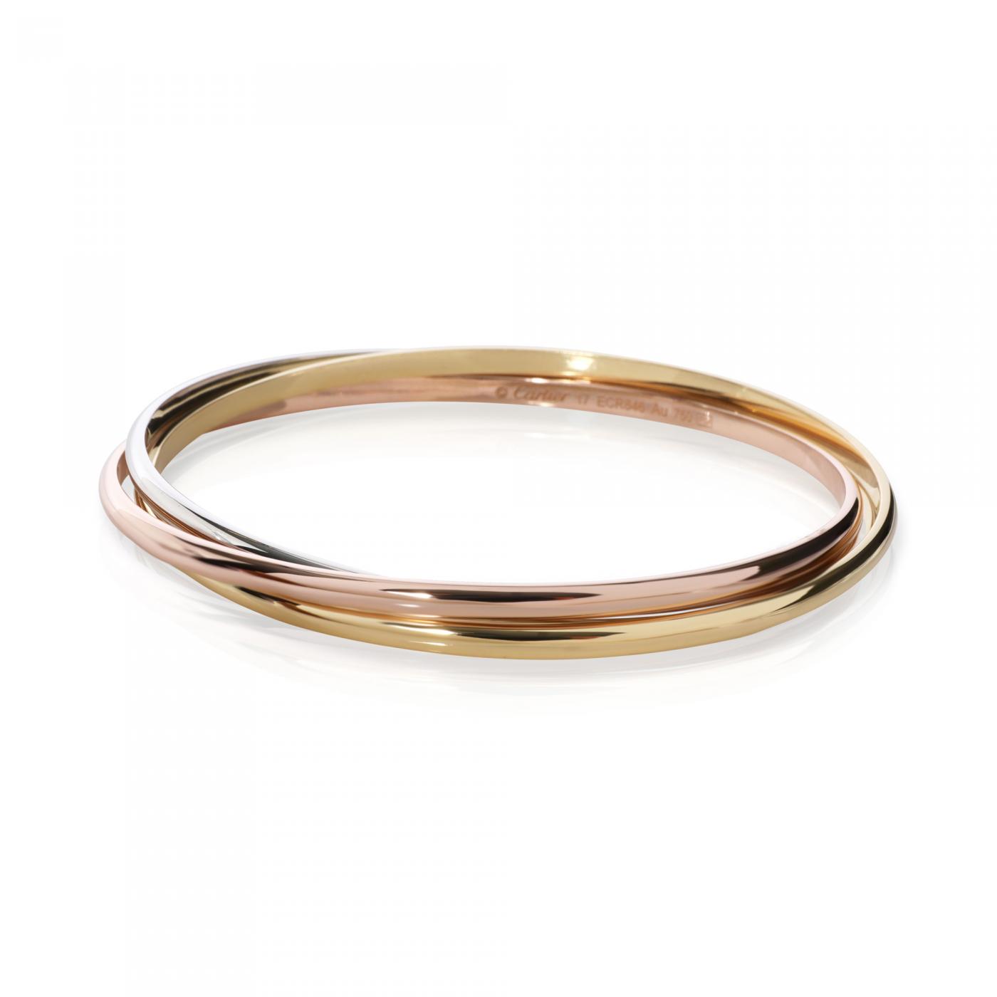 cartier 3 gold trinity bracelet