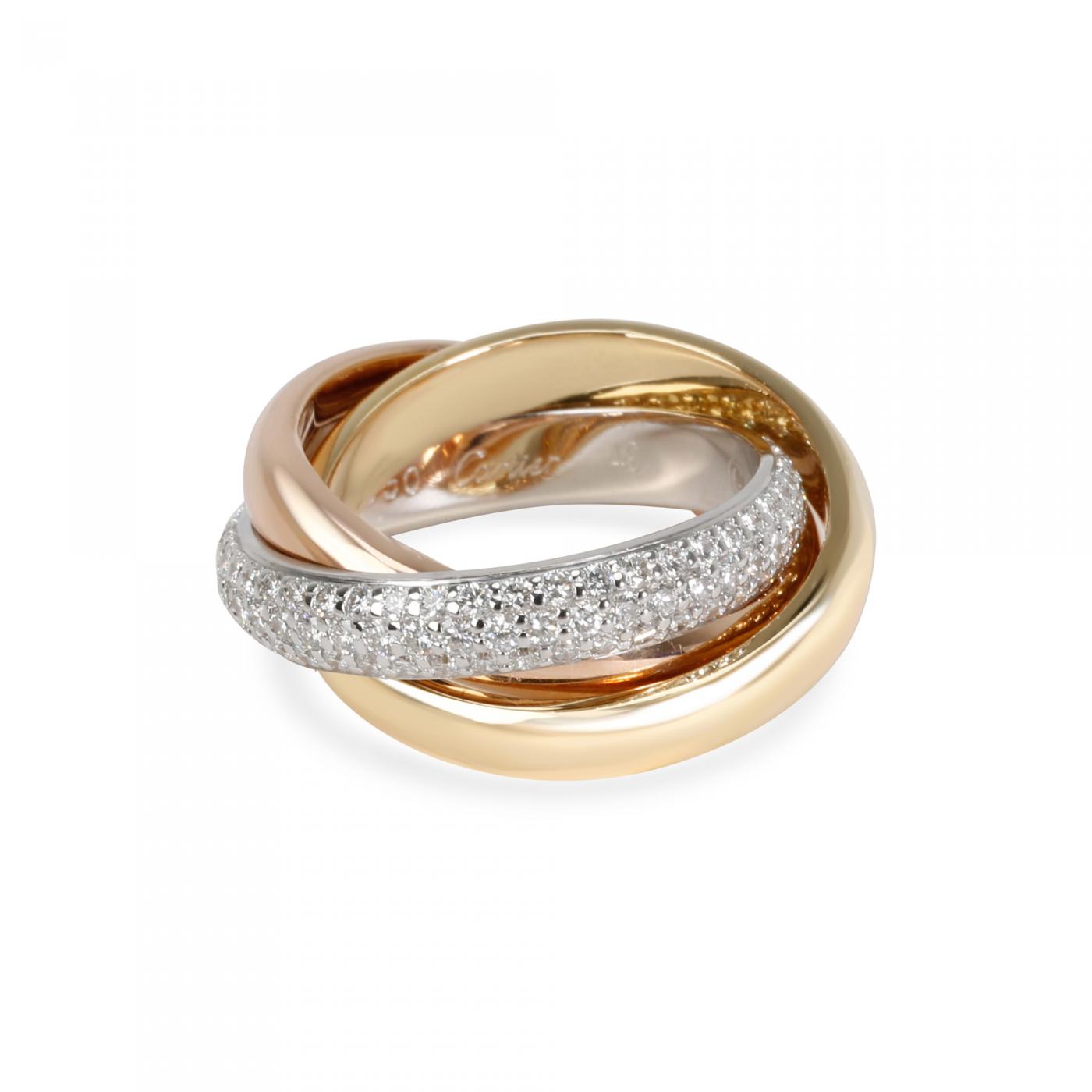 Cartier Trinity Classic Diamond Ring in 