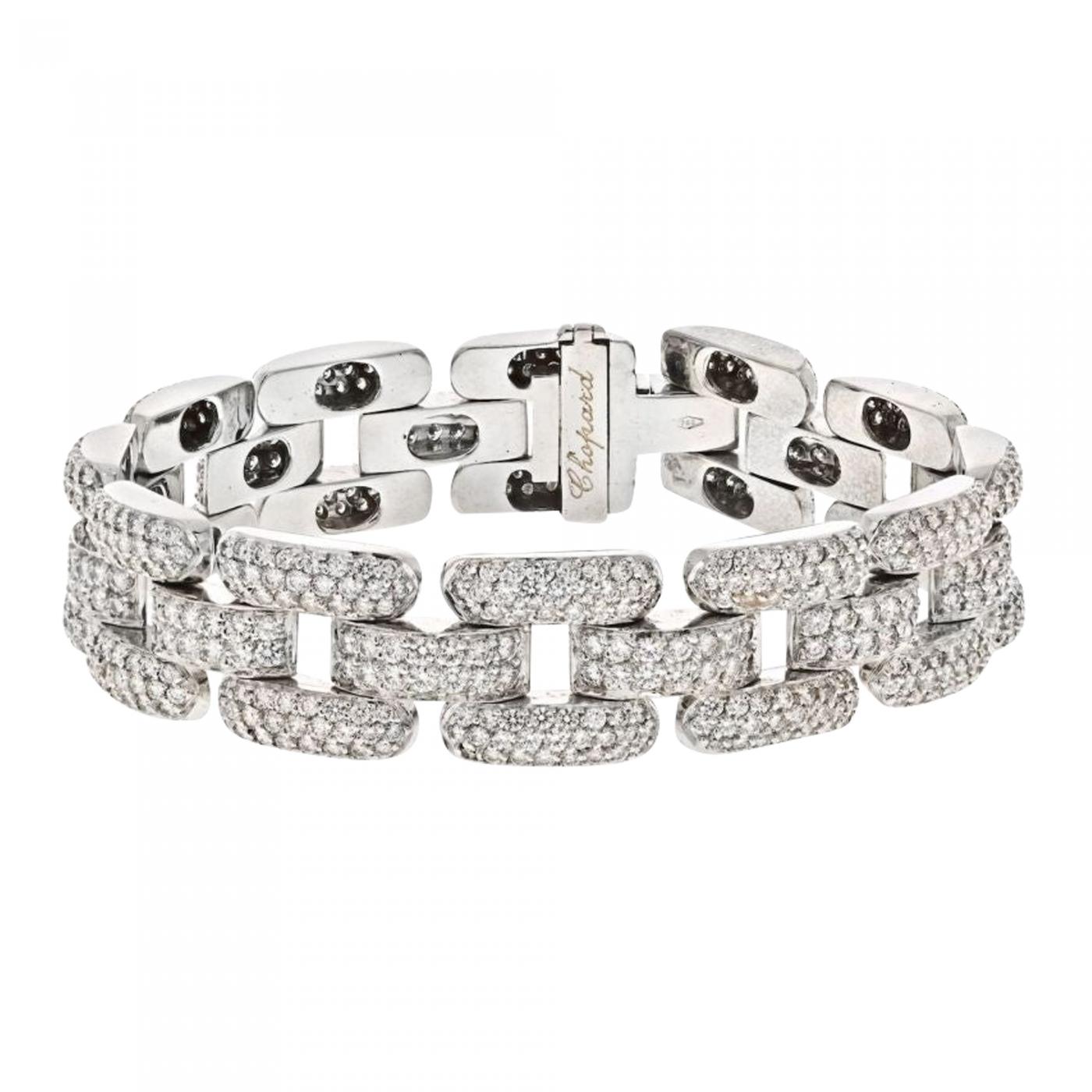 Louis Vuitton High Jewelry Diamond White Gold Tennis Bracelet  High  jewelry bracelet, White gold diamond bracelet, High jewelry