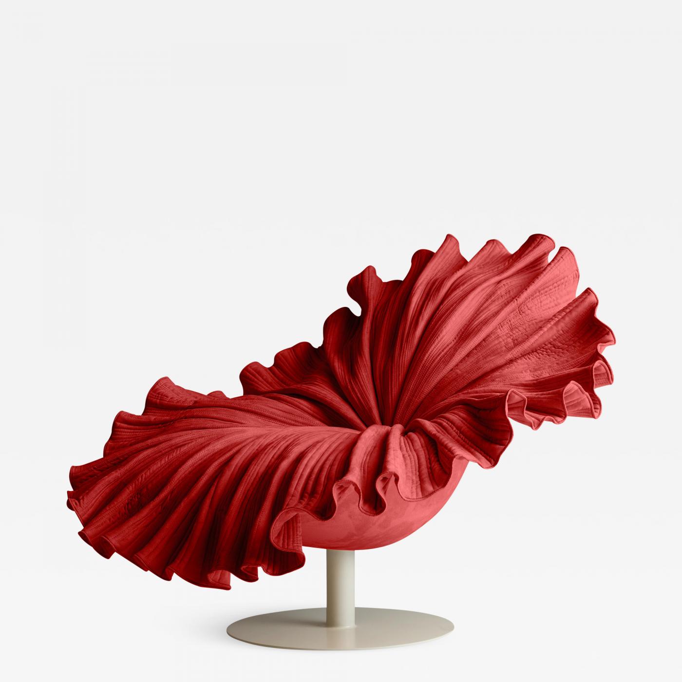 flower swivel chair