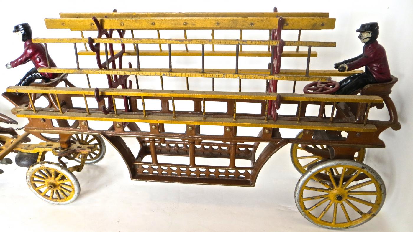 Dent Hardware Company Dent Oversized Hook and Ladder Fire Truck 27"