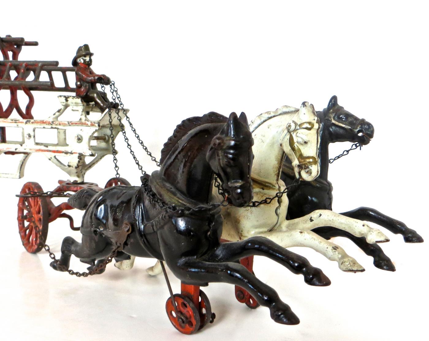 Dent Hardware Company Large Cast Iron "Hook and Ladder" by Dent