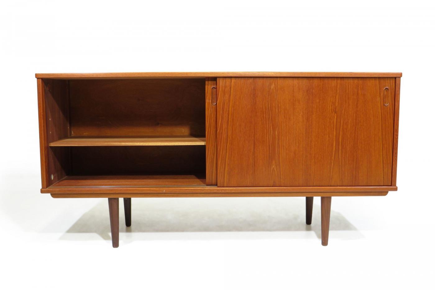 Dyrlund - Danish Teak Sideboard With Sliding Doors