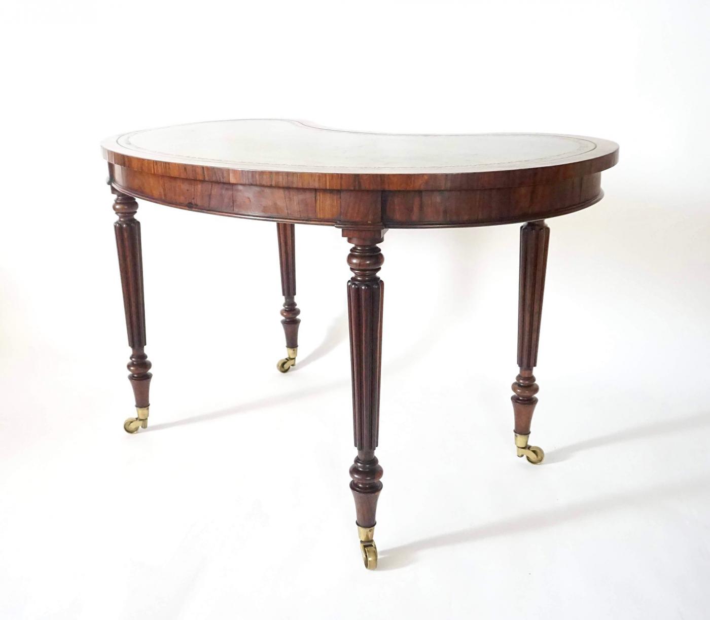 Gillows Of Lancaster & London - English Regency Rosewood Writing Table ...