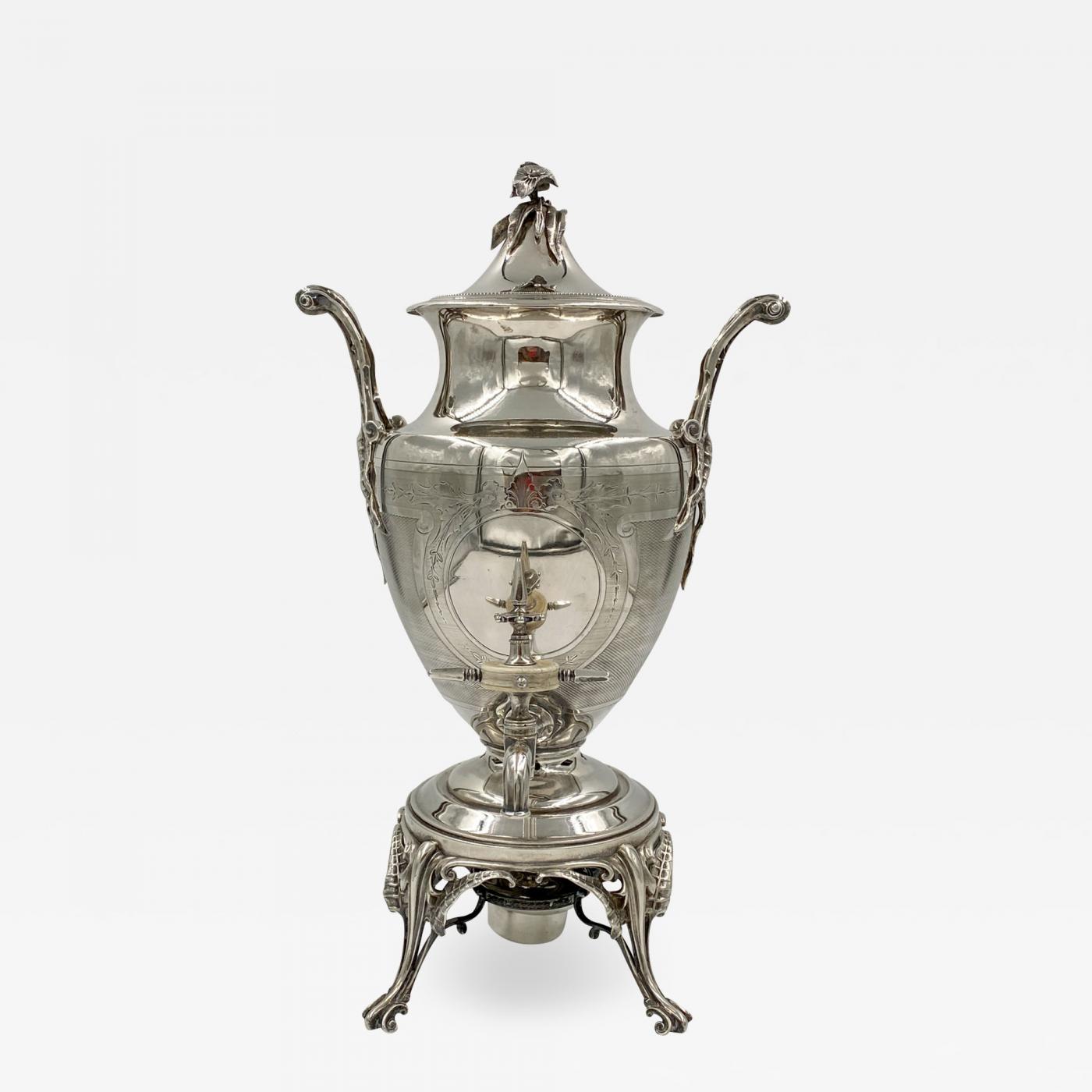 antique silver urns