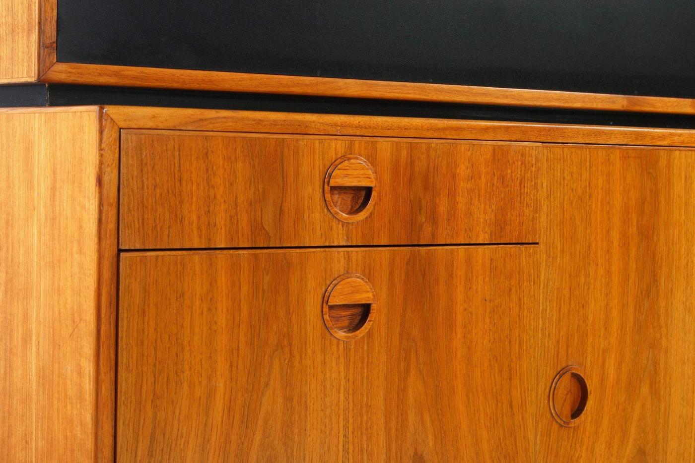 Hansen & Danish Modern Custom Bar / Secretary Desk by H.G. Furniture, 1960s