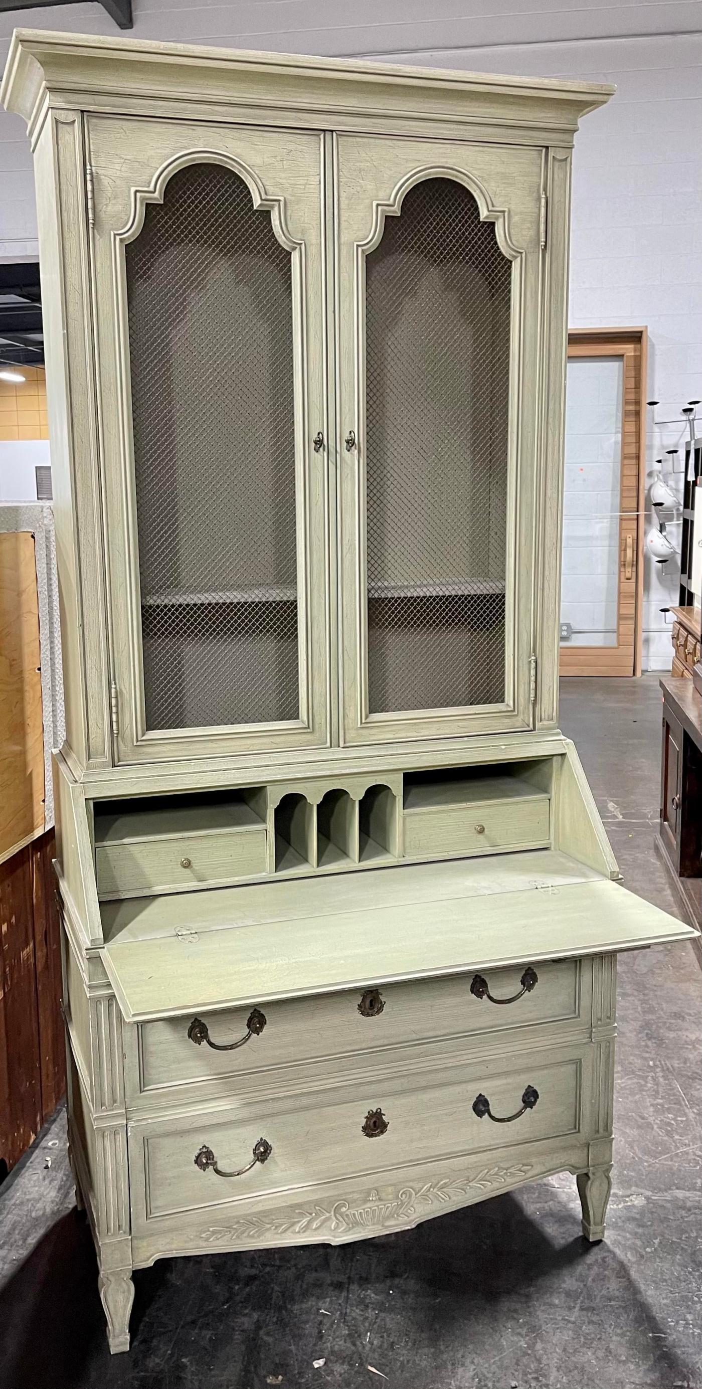 Henredon Furniture Custom Folio Paint Decorated French Country
