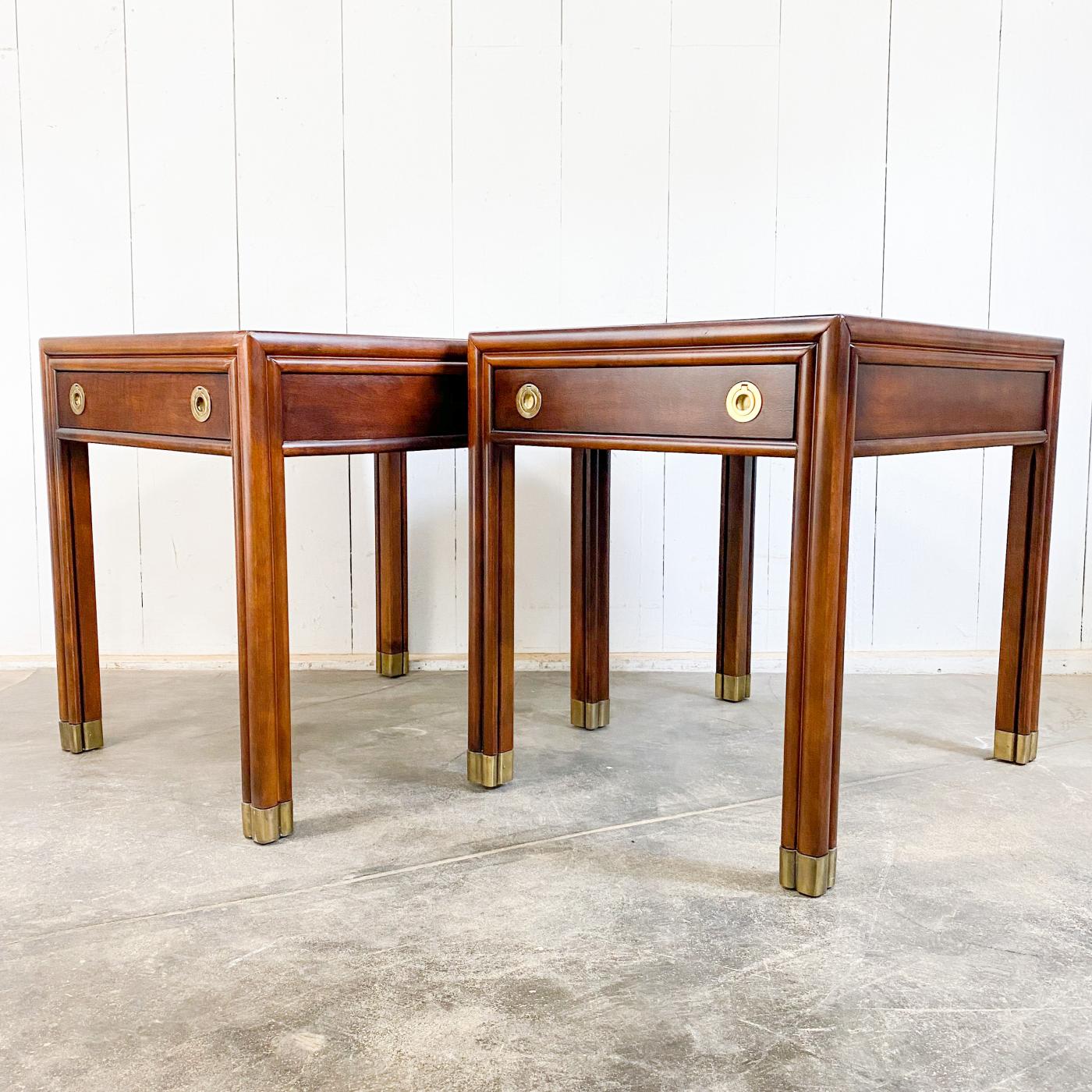 Henredon Furniture Pair of Henredon Nightstands 1970s