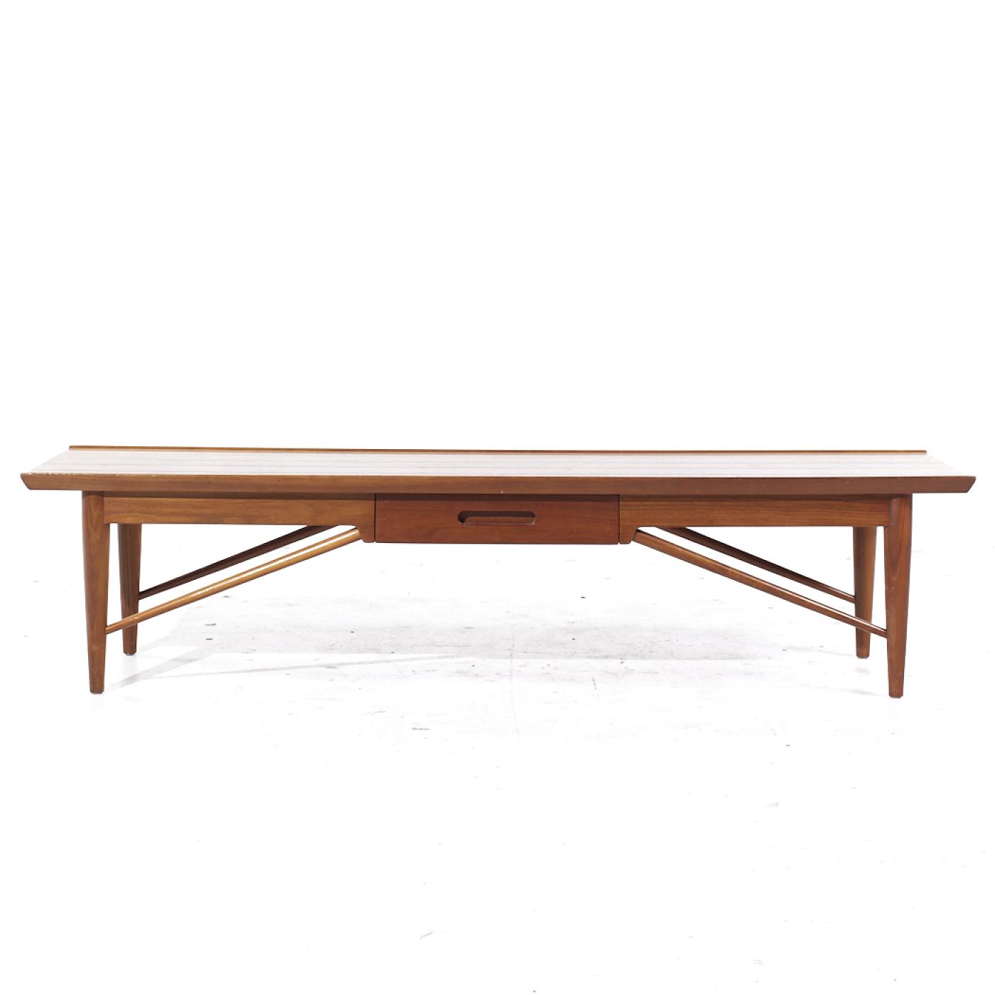 Heritage-Henredon - Henredon Heritage Mid Century Walnut Coffee Table