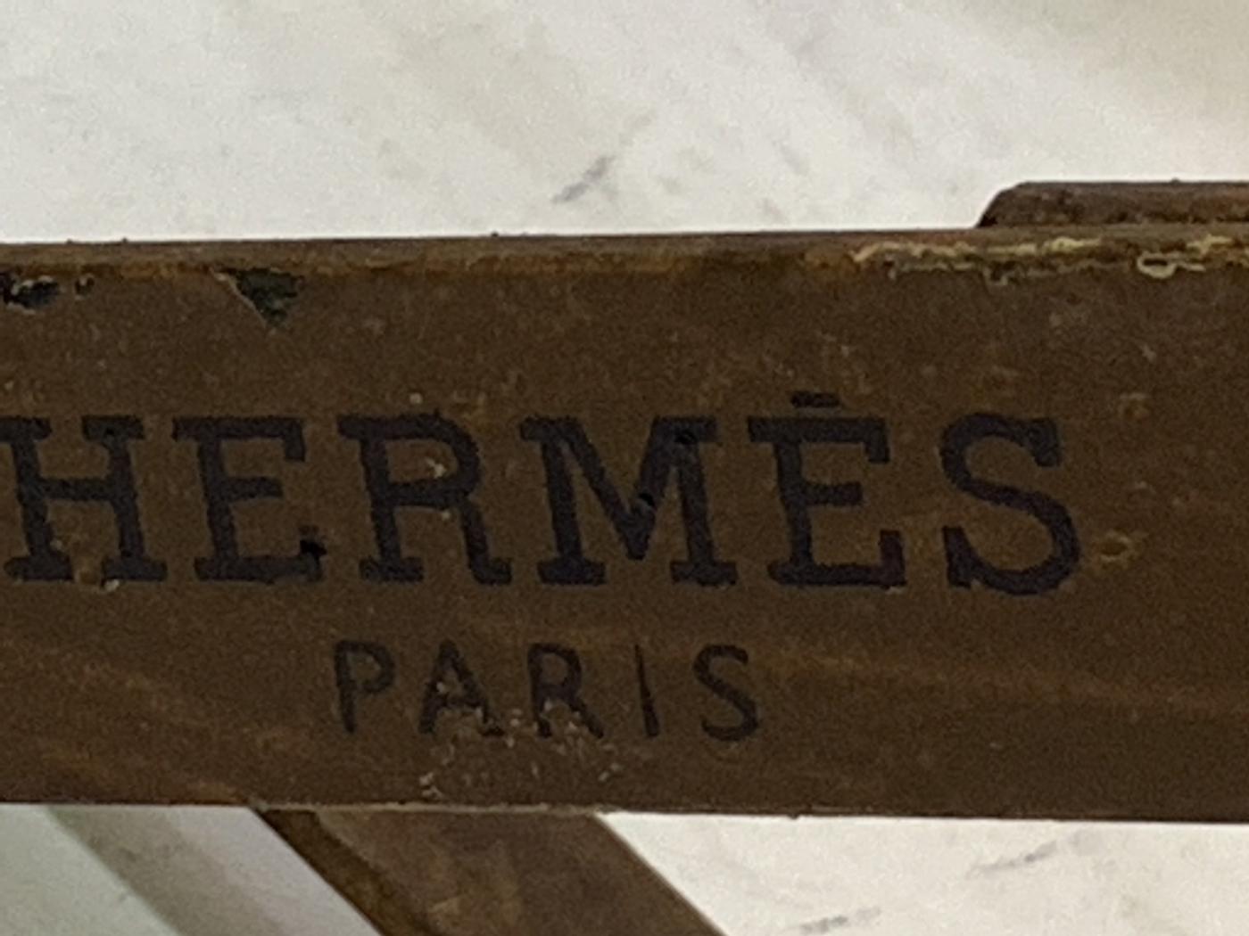 Hermès - HERMES EQUESTRIAN IRON STRAP SIDE TABLE