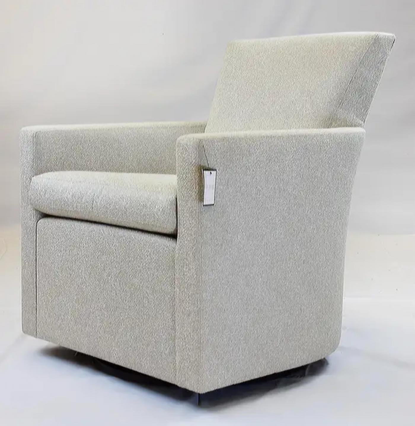 Iconic Design Gallery Le Jeune Upholstery Barrel Swivel Kara Chair