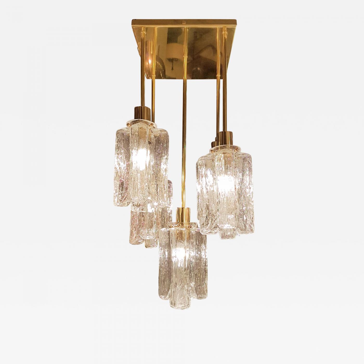 modern brass flush mount