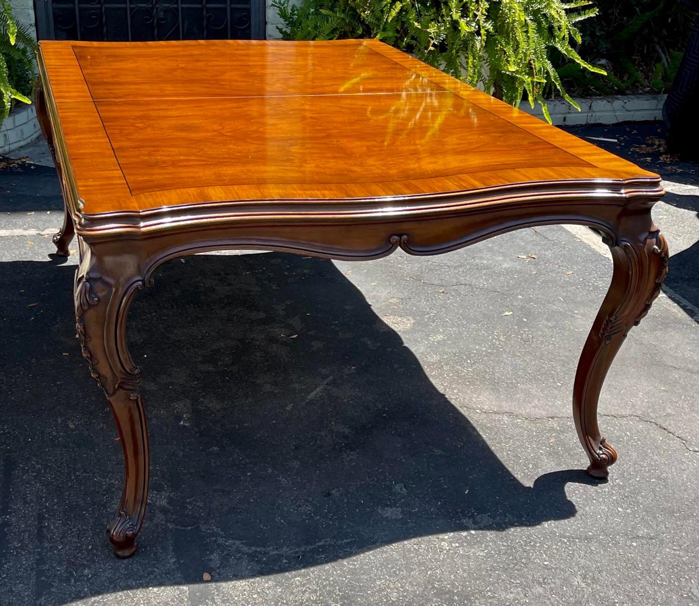 Karges Furniture Karges French Provincial Mahogany & Walnut Extension