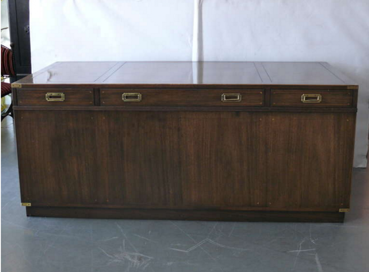 Kittinger Furniture Co. Rosewood Campaign Desk by Kittinger