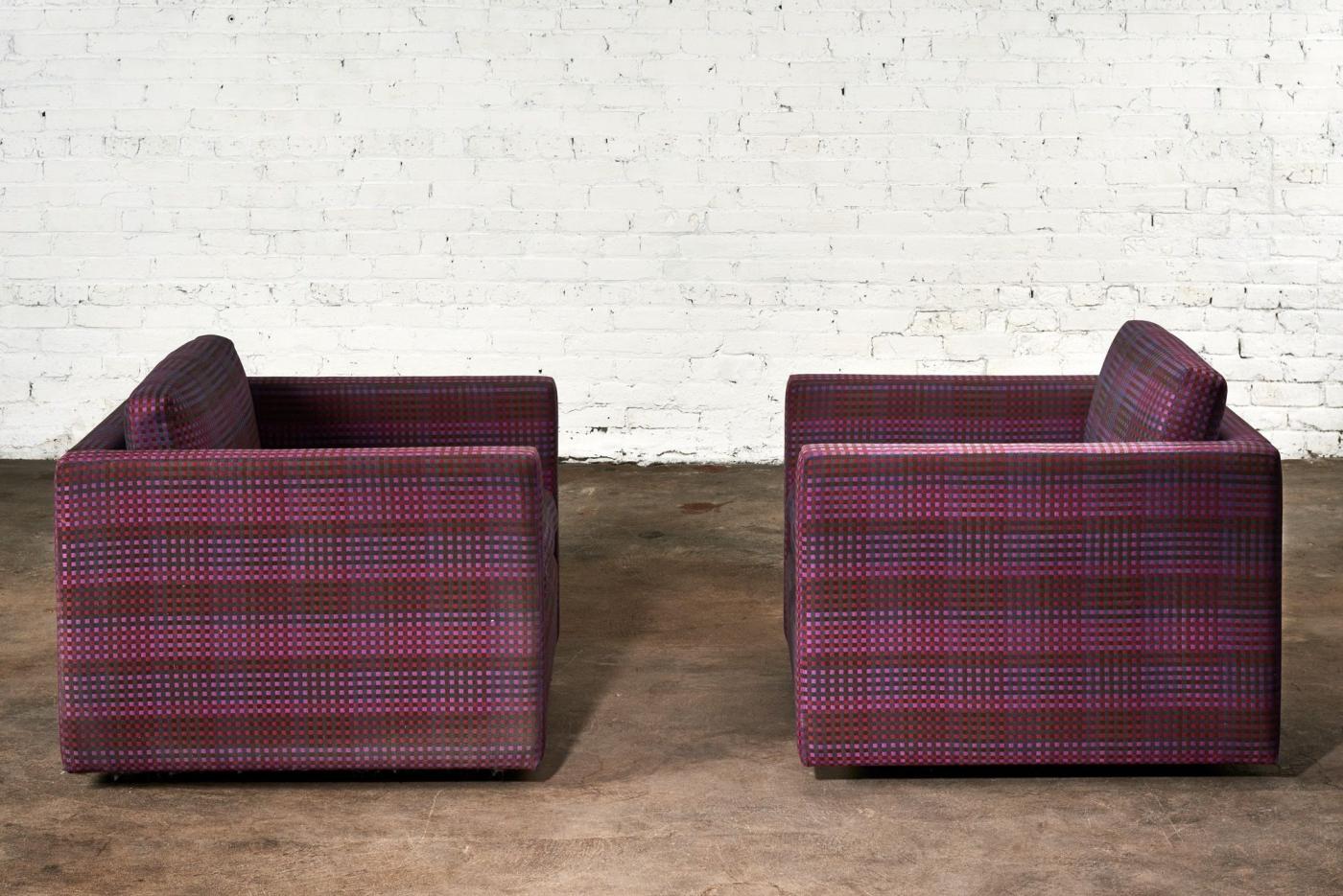 Knoll Pair Knoll Pfister Lounge Chairs, 1980