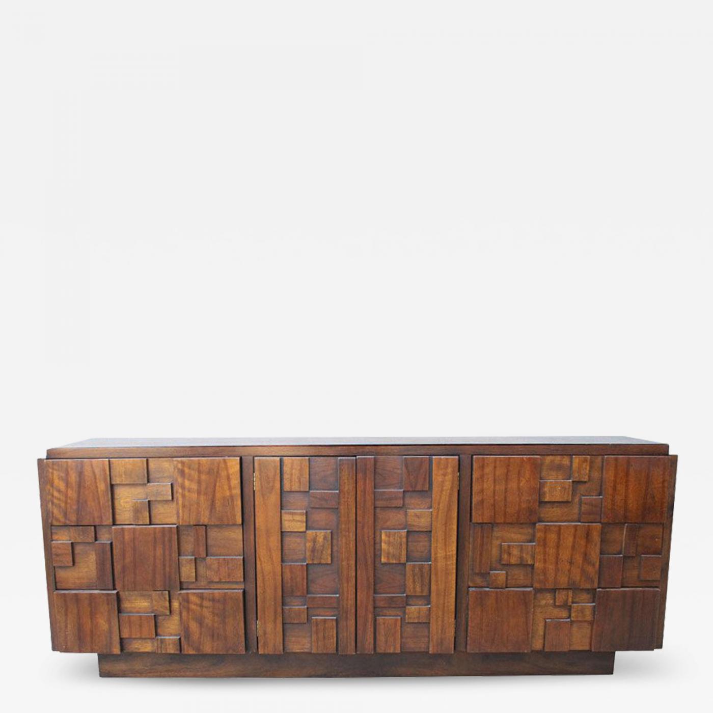 Lane Furniture Brutalist Dresser By Lane