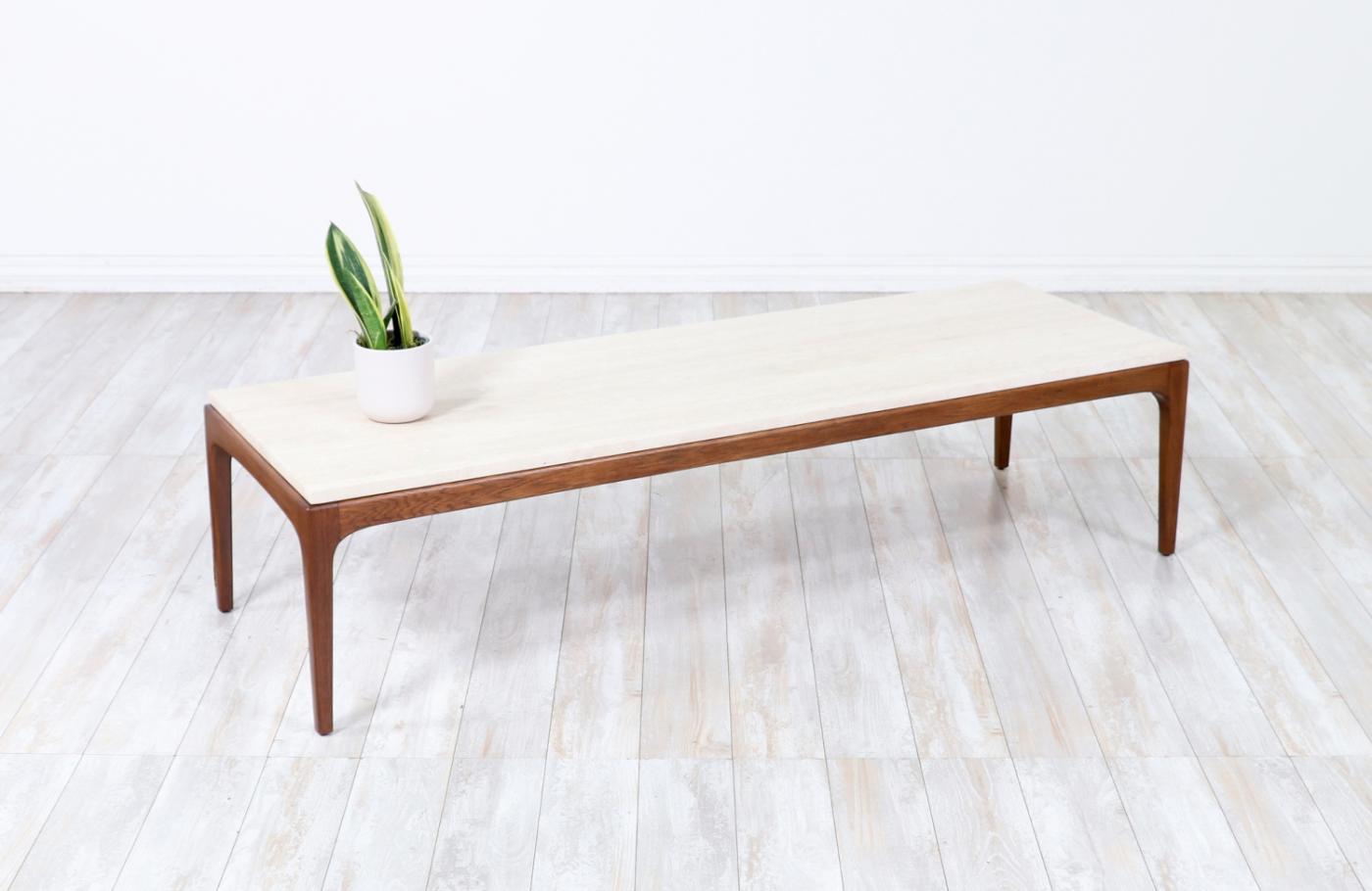 Lane Furniture MidCentury Modern “Rythm” Walnut Coffee Table with