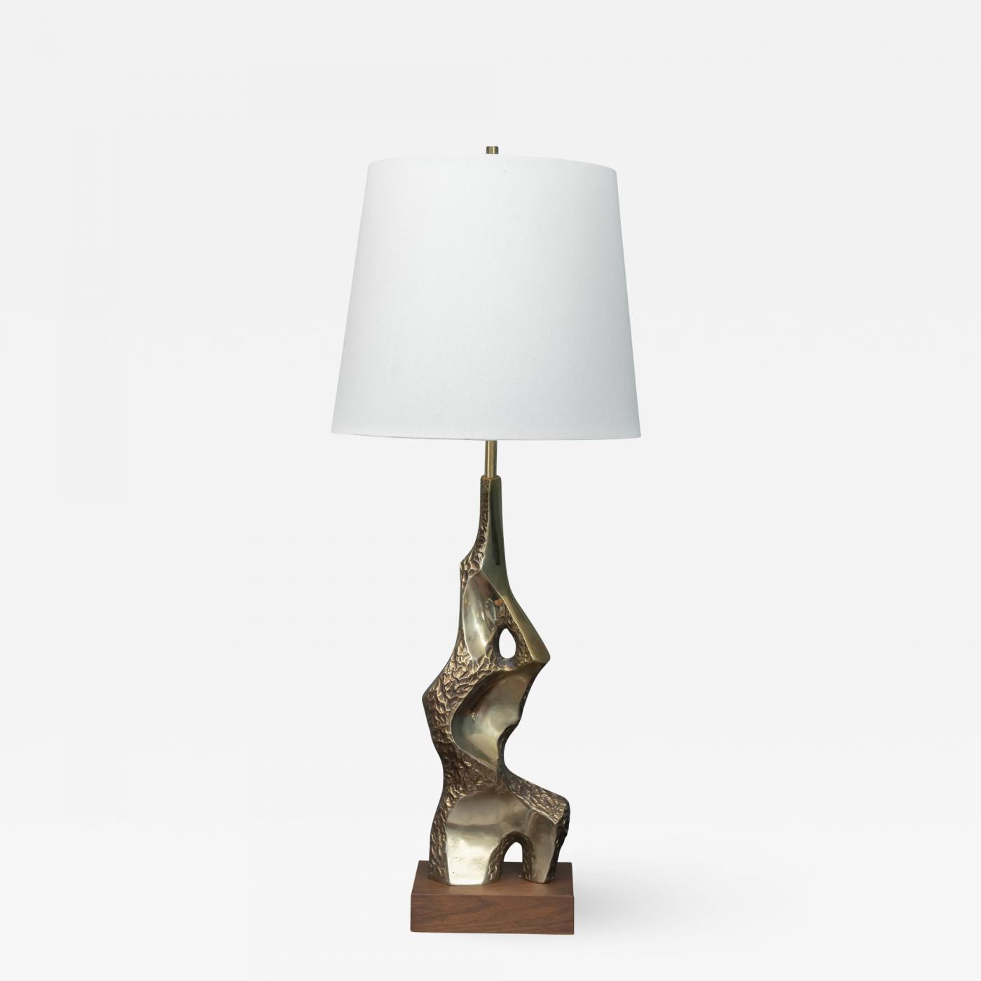 brutalist table lamp