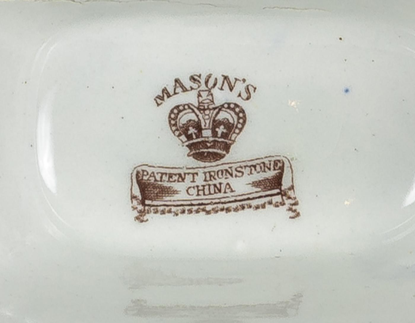 Mason's Mason's Ironstone China Inkstand, Circa 1830