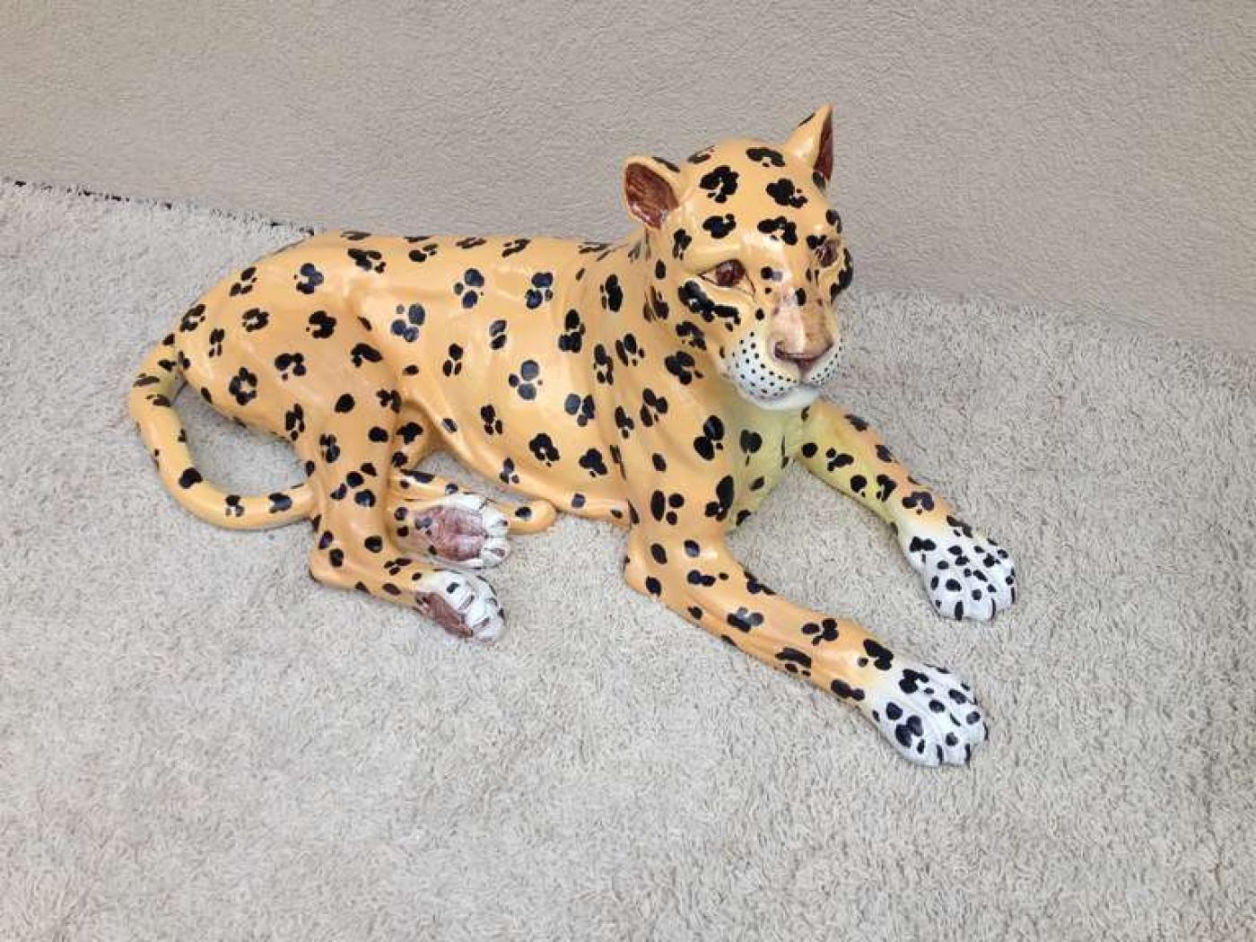 Meiselman Imports Meiselman Italian Extra Large Ceramic Leopard