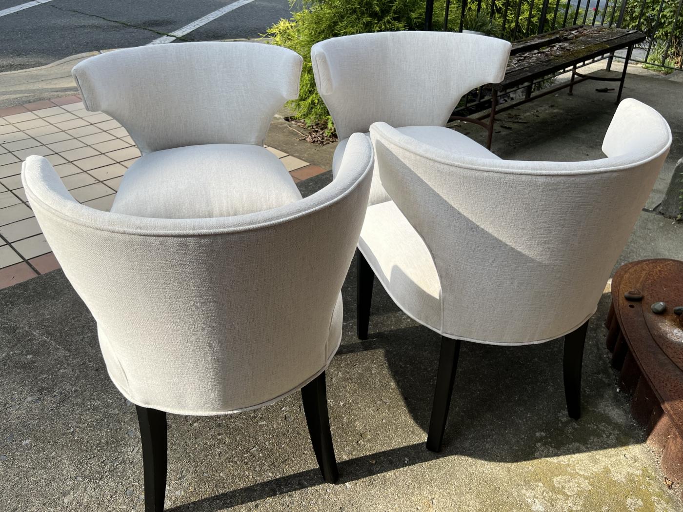 Modernage Furniture Company - SUITE OF FOUR KLISMOS DINING CHAIRS BY ...