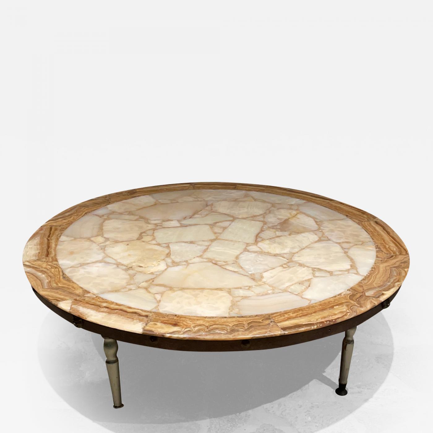 onyx stone coffee table